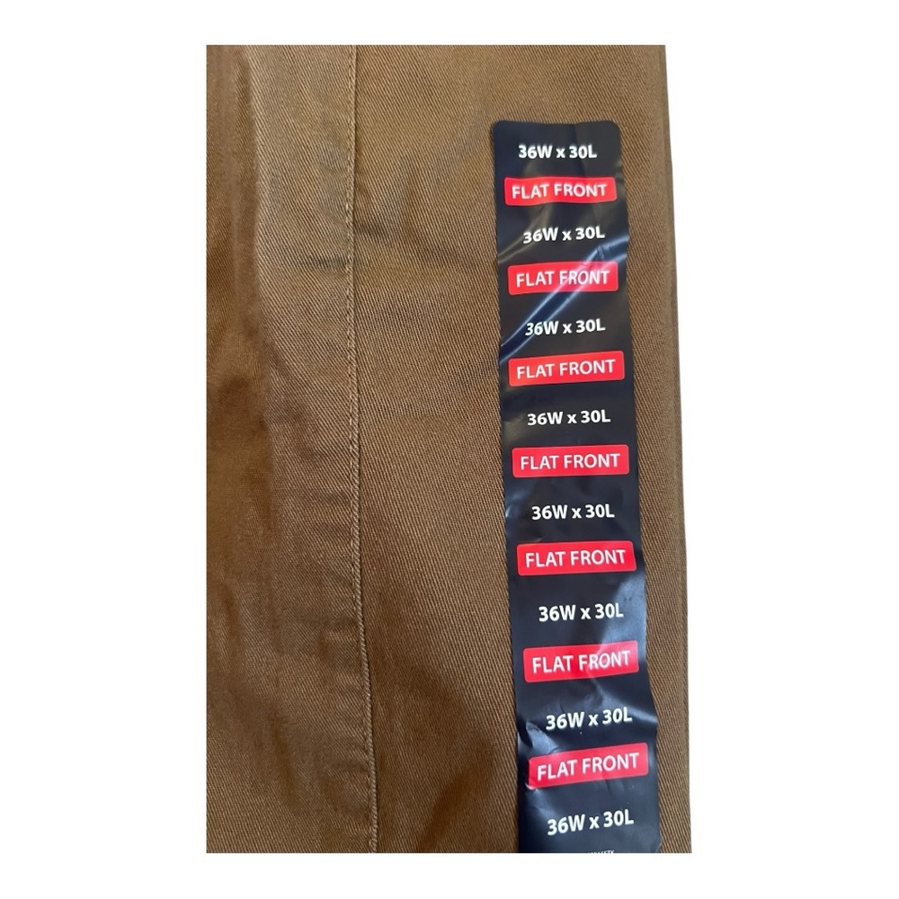 ✅Roundtree & Yorke Flat Front Classic Fit 5-Pocket Solid Pants 36x30 - Picture 10 of 11